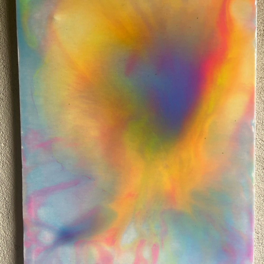 Dreamy Multicolor Abstract Canvas Artwork